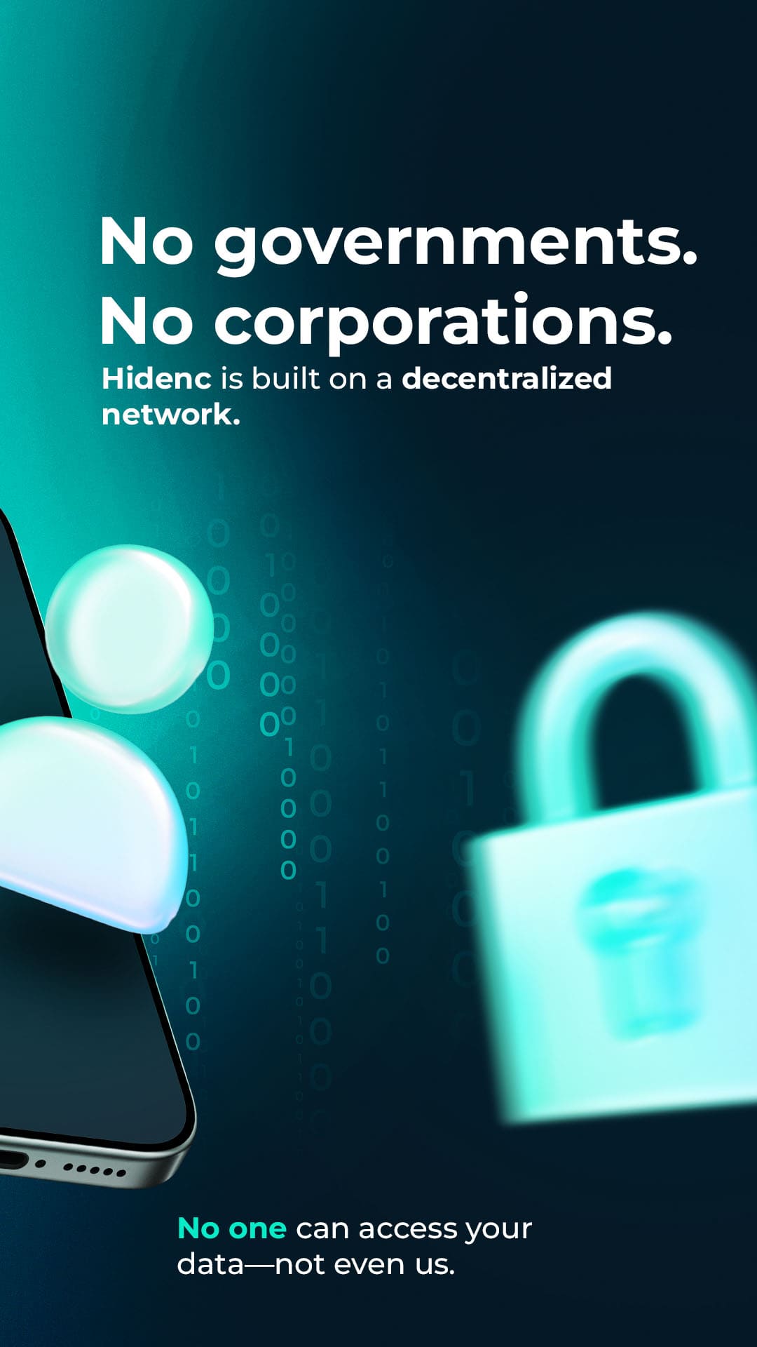 No governments, No corporations